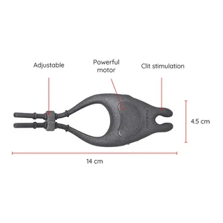 Anneau Vibrateur Réglable Rechargeable Oninder vue 8