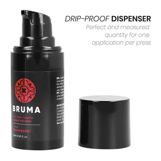 Aphrodisiaque Vibrateur Liquide Glissant Fraise Bruma vue 5