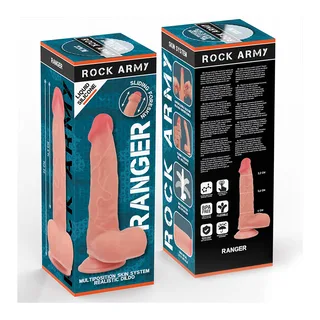 Gode réaliste Ranger Silicone Liquide Rockarmy