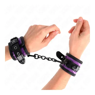 Menottes Néoprène Clair Ajustable Kink vue 3