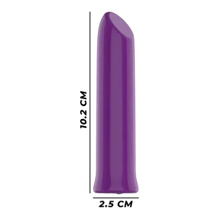Todrick Bullet Stimulant Clitoridien Intense - avec son échelle de taille - Violet