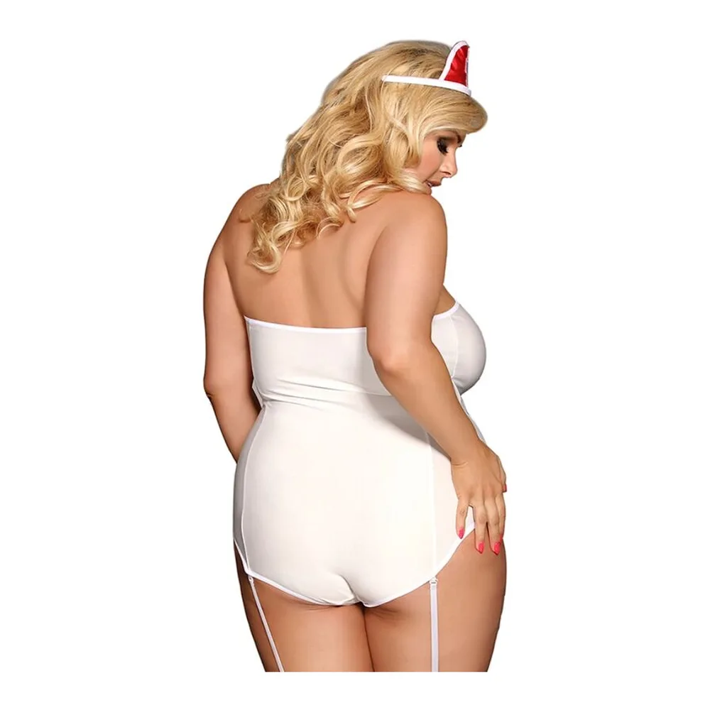 Costume Dinfirmière Sexy Teddy Subblime - détail de la texture