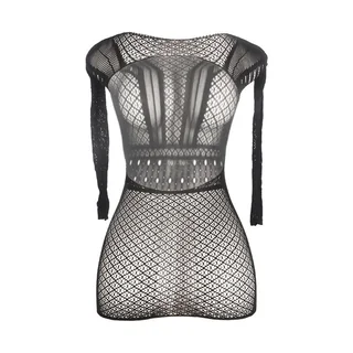 Robe Courte en Résille avec Dos Nu Subblime - détail de la commande