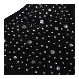 Bodystocking Resille Gants Diamants noir Subblime - détail de la texture