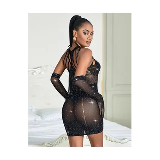 Robe Résille avec Strass Subblime - avec son échelle de taille