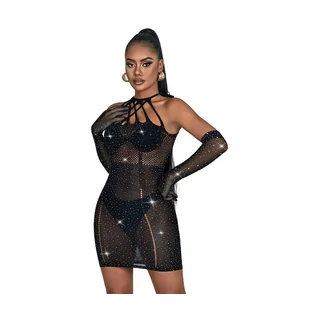 Robe Résille avec Strass Subblime - vue 19