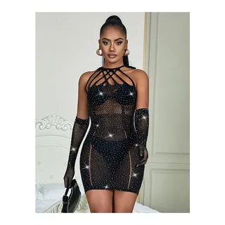 Robe Résille avec Strass Subblime - détail de la commande