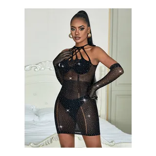 Robe Résille avec Strass Subblime - vue 10