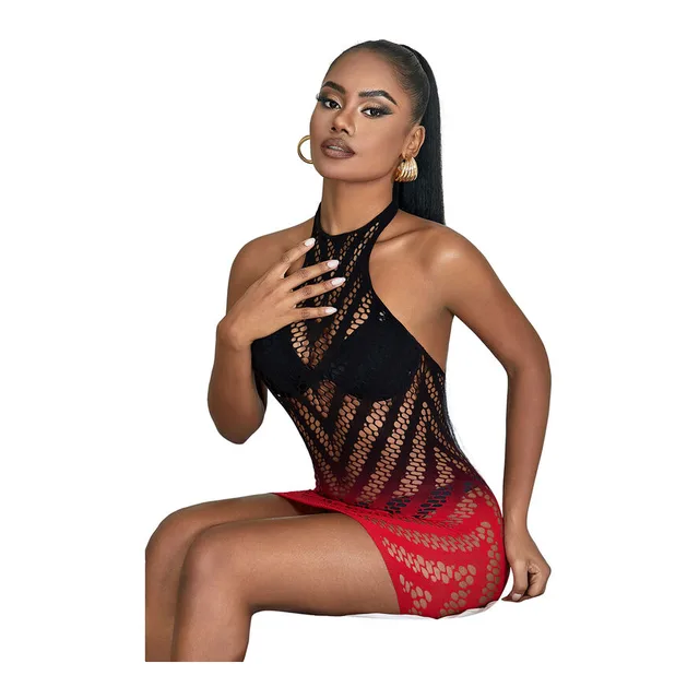 Robe Résille Élastique Dégradé