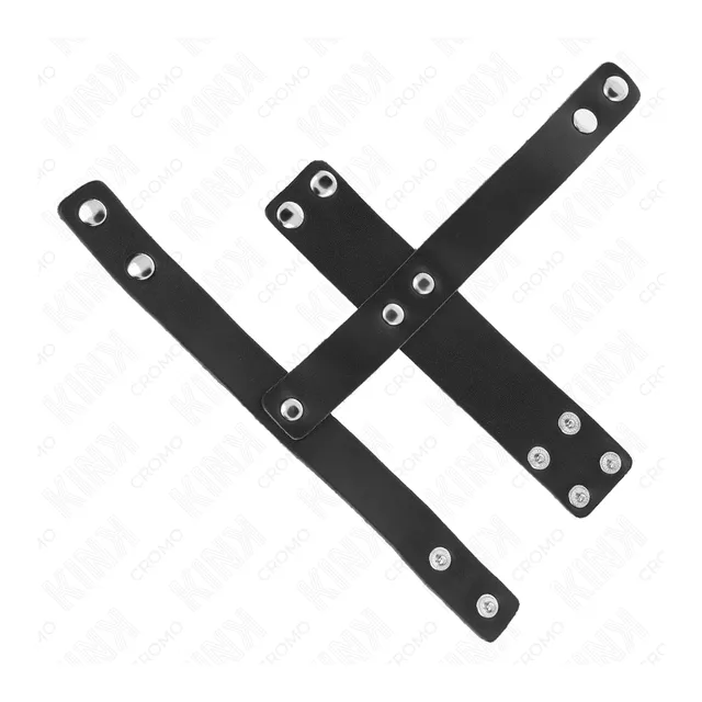 Anneau Cage Pénis Cuir séparateur