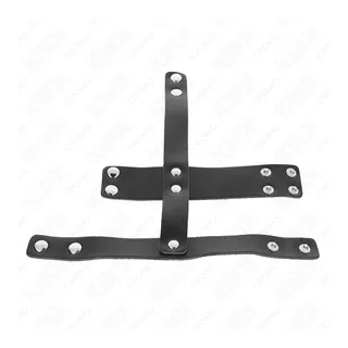 Anneau Cage Pénis Cuir Séparateur Kink vue 4