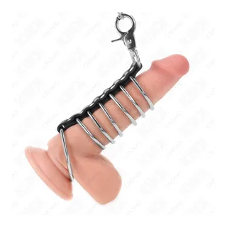 Anneaux péniens Métal Connectés du une Chaîne Kink vue 2
