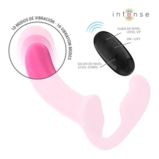 Amy Double Vibrateur Télécommande Intense - avec son échelle de taille