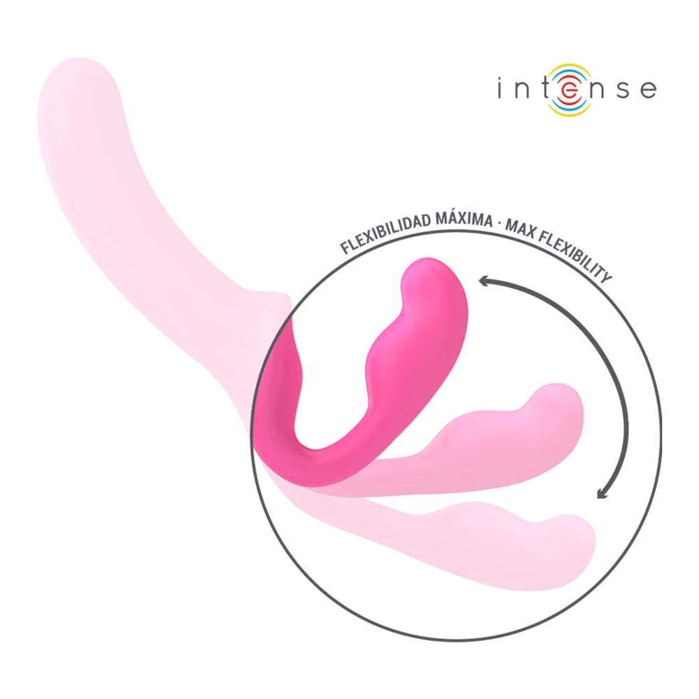 Vibrateur double silicone rose, télécommande, rechargeable, autre vue 7