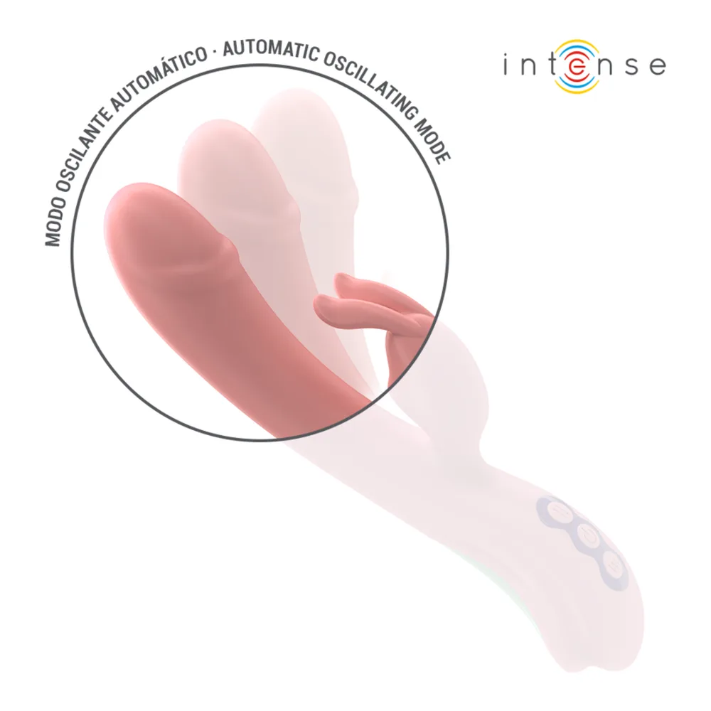 Vibromasseur rabbit rose, 13 cm insérables, oscillation, étanche, 5 modes, autre vue 9