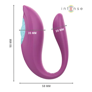 Cotes du vibromasseur Annie : 90 × 58 mm, branches de 35 et 20 mm