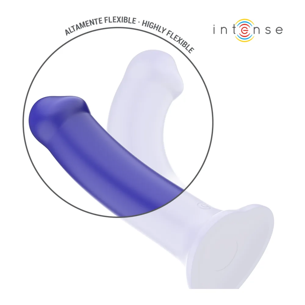 Vibrateur bleu ventousé télécommandé rechargeable, autre vue 7
