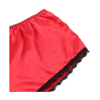Chemisier de Nuit en Soie et Dentelle + Culotte Subblime - avec sa base
