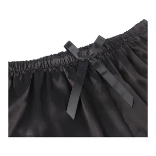 Chemise de Nuit Décontractée en Soie + Pantalon noir Subblime - accessoires fournis