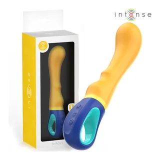 Vibromasseur Point G silicone beige courbe étanche, autre vue 3