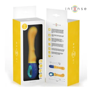 Vibromasseur Point G silicone beige courbe étanche, autre vue 4