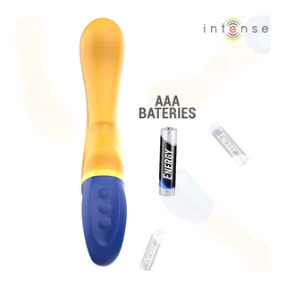 Vibromasseur Point G silicone beige courbe étanche, autre vue 6