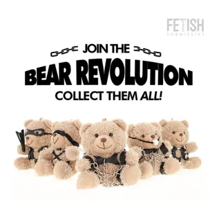 Yogi Teddy Bear Modèle Fetish Submissive - accessoires fournis