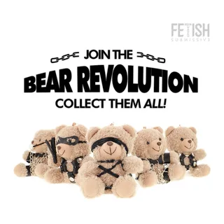 Winnie Teddy Bear Modèle Fetish Submissive - détail de la texture