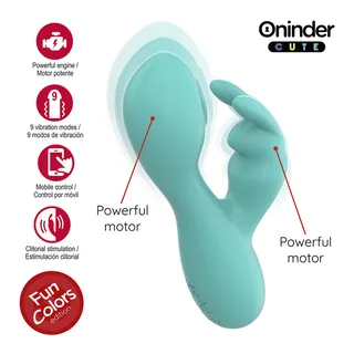 Love Bunny Vibrateur Point Oninder Cute - détail de la texture