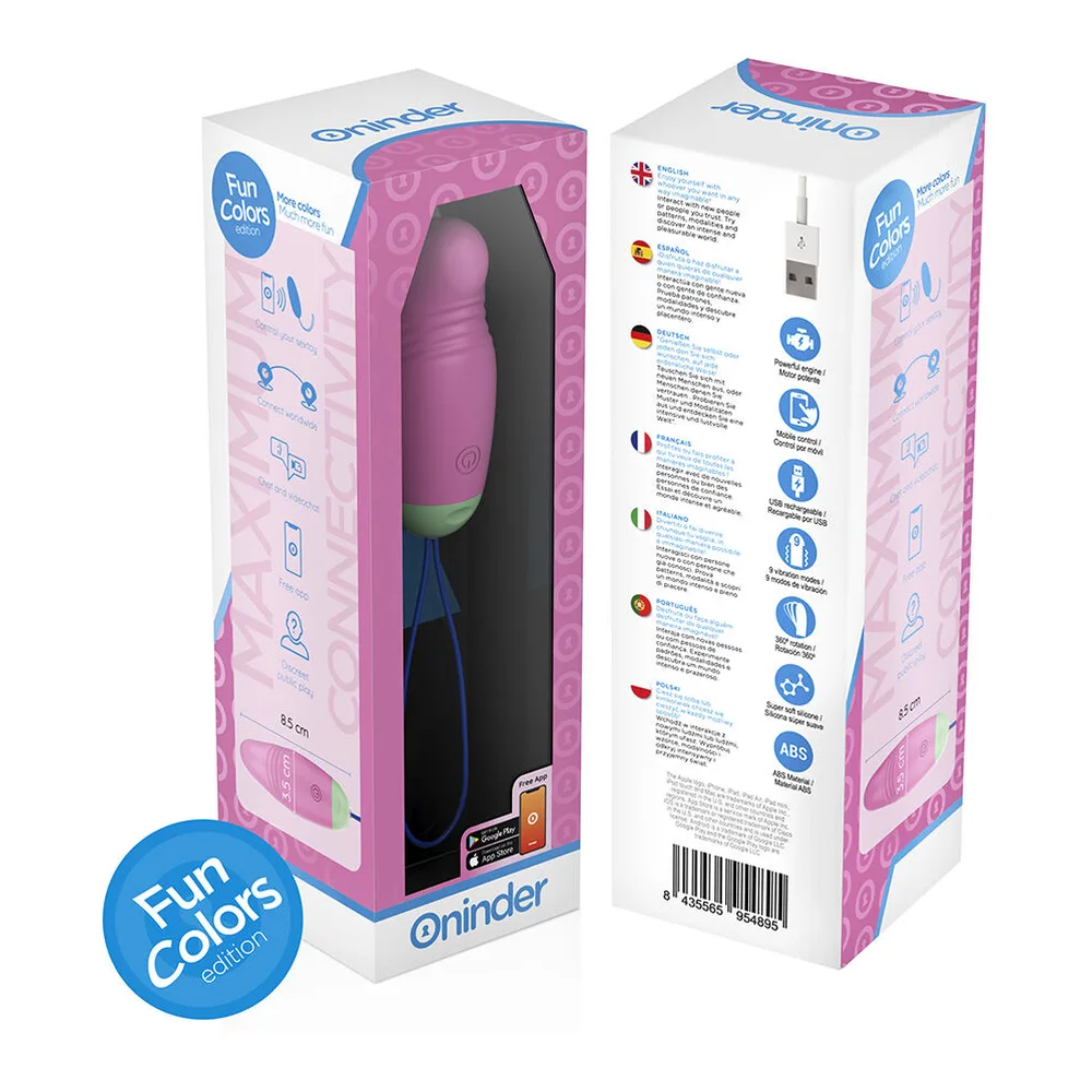 Oeuf Vibrant Rotatif 360° Oninder Cute vue 5