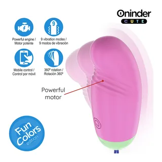 Oeuf Vibrant Rotatif 360° Oninder Cute vue 3