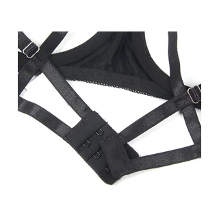 Ensemble Soutien-gorge avec Noeud Noir Réglable Subblime vue 17