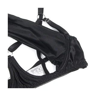 Ensemble Soutien-gorge avec Noeud Noir Réglable Subblime vue 19