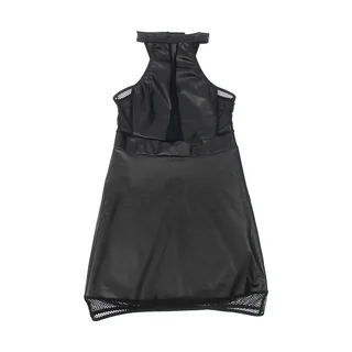 Robe Dos Nu avec Transparences Noire Subblime - vue de profil