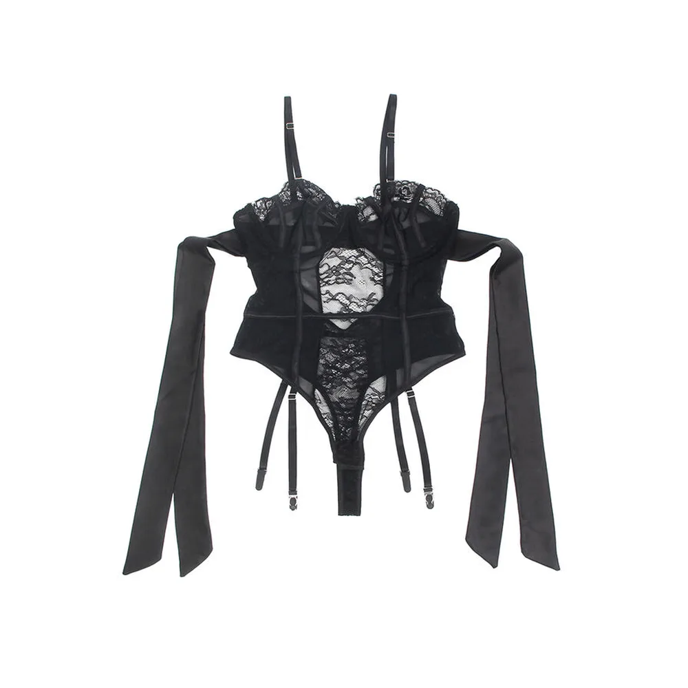 Body Dentelle Noeuds Jarretelles Subblime