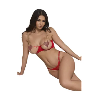 Ensemble Soutien-gorge avec Chaînes et Coeur Subblime vue 3