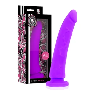Toys Harnais Dong Silicone Delta Club - vue de dos - Violet
