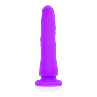 Toys Harnais Dong Silicone Delta Club - avec son échelle de taille - Violet