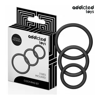 Lot Anneaux Silicone Addicted Toys vue 2
