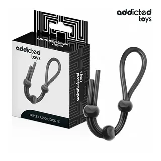 Cockring Corde Silicone Triple Addicted Toys