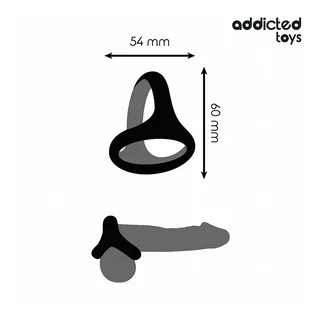 Anneau pénien Triple Épais Addicted Toys vue 7