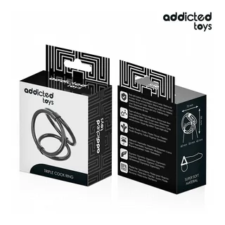 Anneau pénien Triple Addicted Toys vue 4