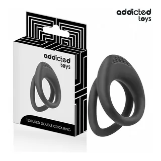 Anneau pénien Double Texture Addicted Toys vue 3