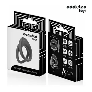 Anneau pénien Double Texture Addicted Toys