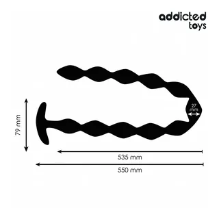 Plug Anal Extra Long Addicted Toys vue 6