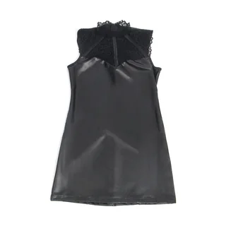 Robe Cuir Col Dentelle Subblime - détail de la commande