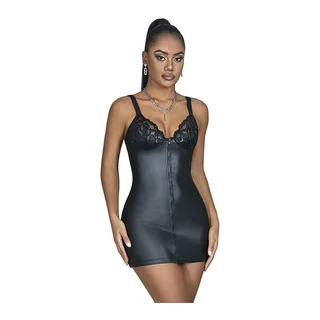 Robe Zippée en Cuir Subblime - accessoires fournis