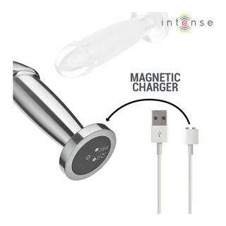 Plug anal aluminium gris, vibrant, télécommandé, étanche, coloris Gris, autre vue 4