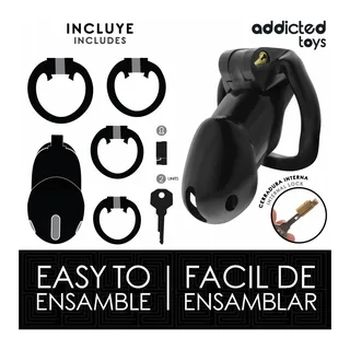 Mindnight Cell Cage Pénis Addicted Toys Locked - accessoires fournis
