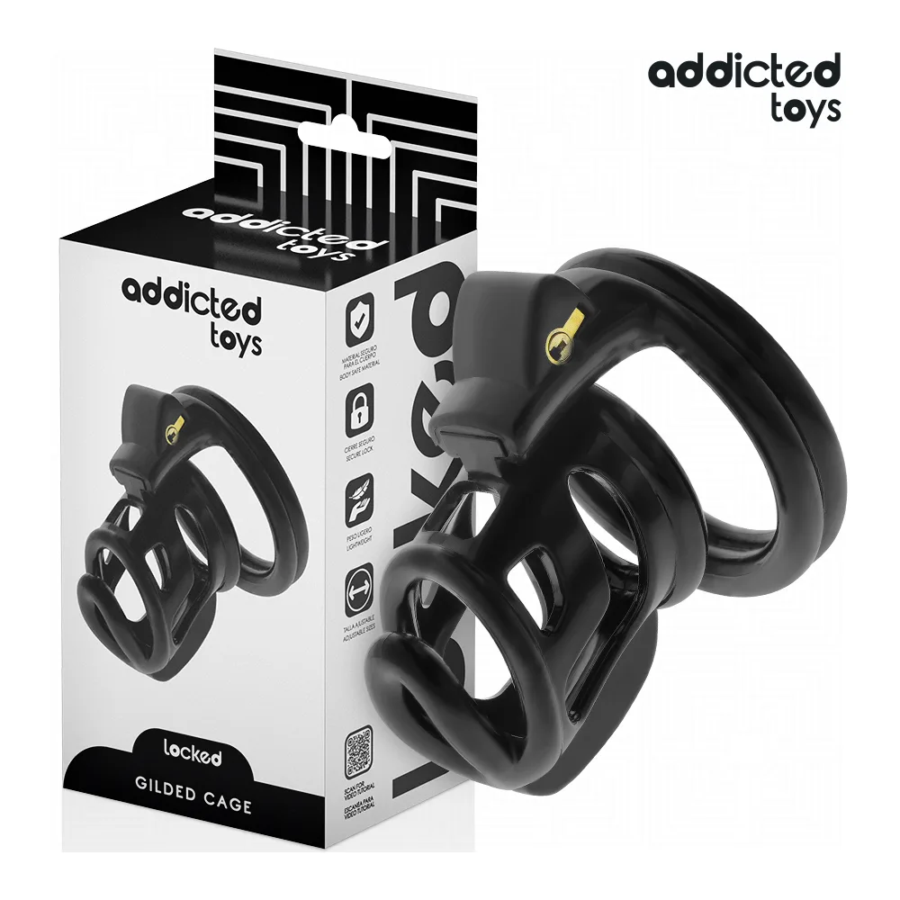 Golden Cage Addicted Toys - vue de profil